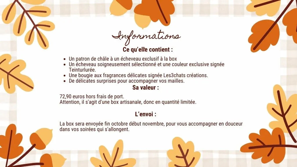 Ma box au coeur de l'Automne