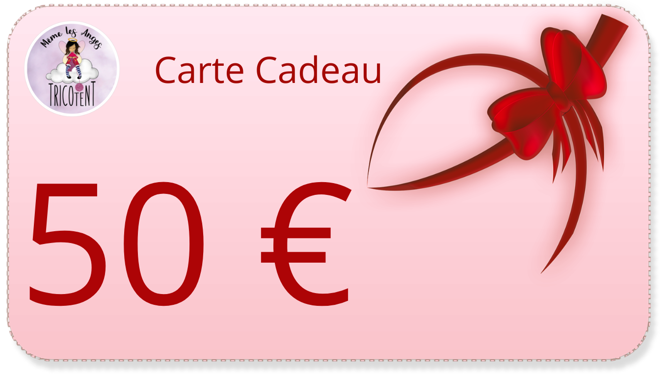 Carte cadeau Même Les Anges Tricotent