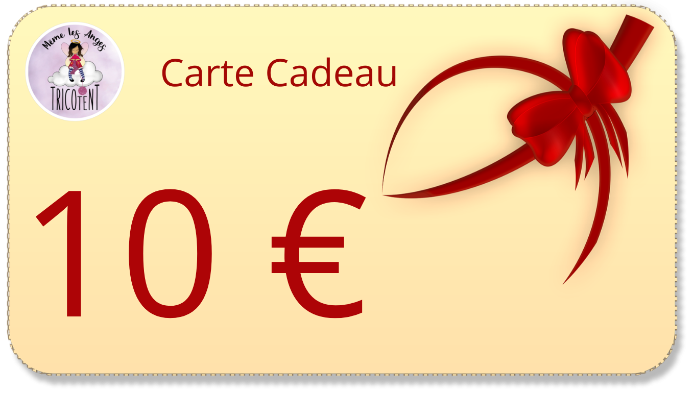 Carte cadeau Même Les Anges Tricotent