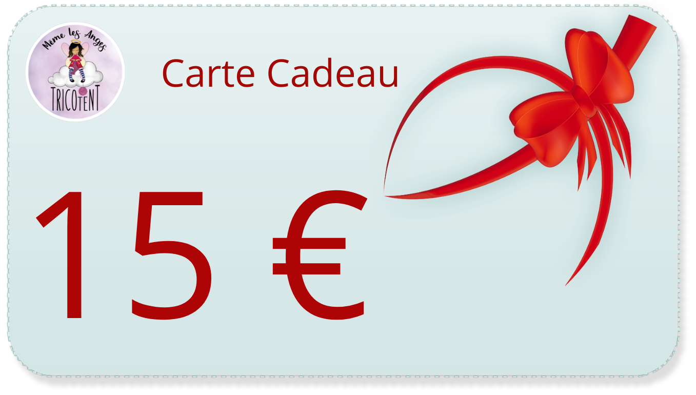 Carte cadeau Même Les Anges Tricotent