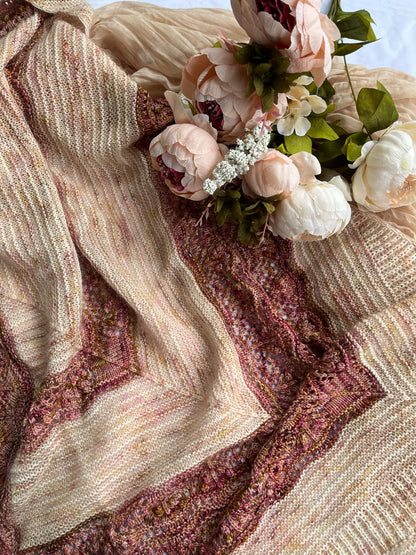 Châle Bouquet de Fleurs Séchées