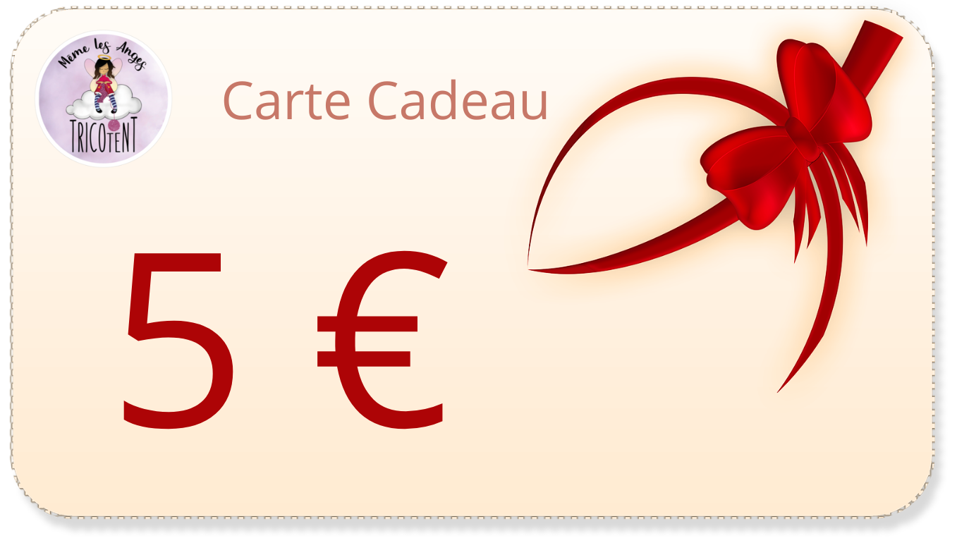 Carte cadeau Même Les Anges Tricotent