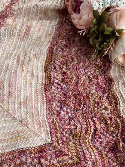 Châle Bouquet de Fleurs Séchées