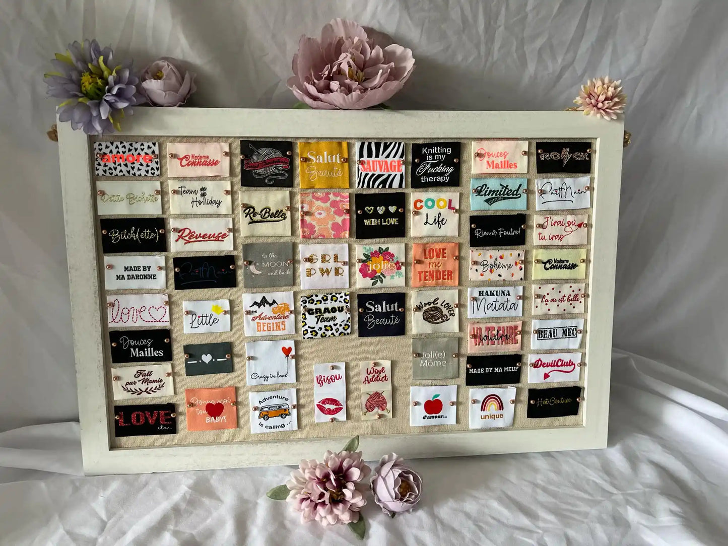 Etiquettes tissées à coudre