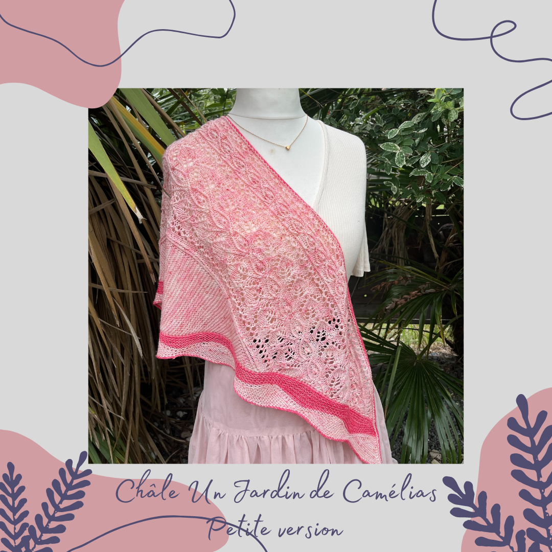 Châle Un Jardin de Camélias