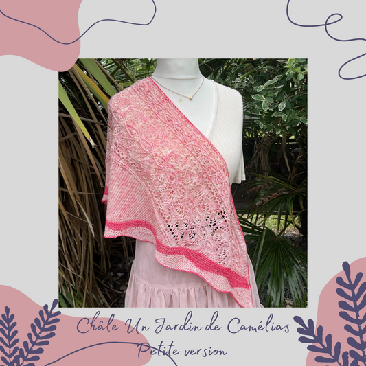 Châle Un Jardin de Camélias