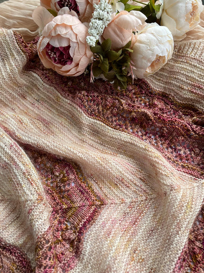 Châle Bouquet de Fleurs Séchées