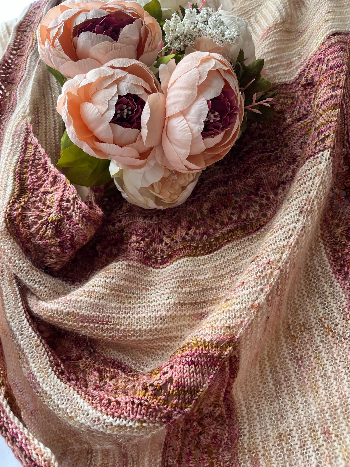 Châle Bouquet de Fleurs Séchées