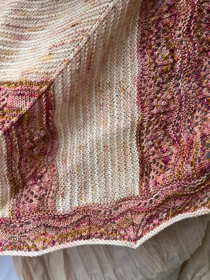 Châle Bouquet de Fleurs Séchées