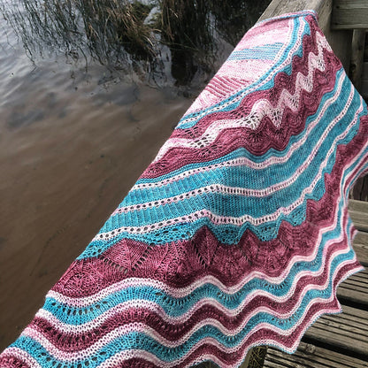 Châle Rose des sables : MKAL 2023