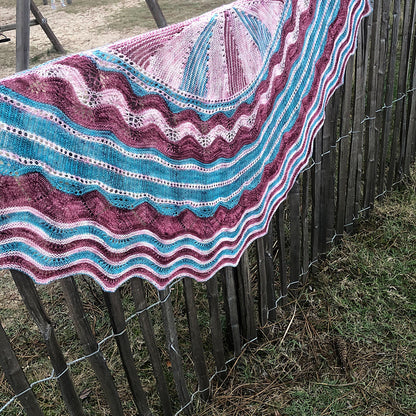 Châle Rose des sables : MKAL 2023