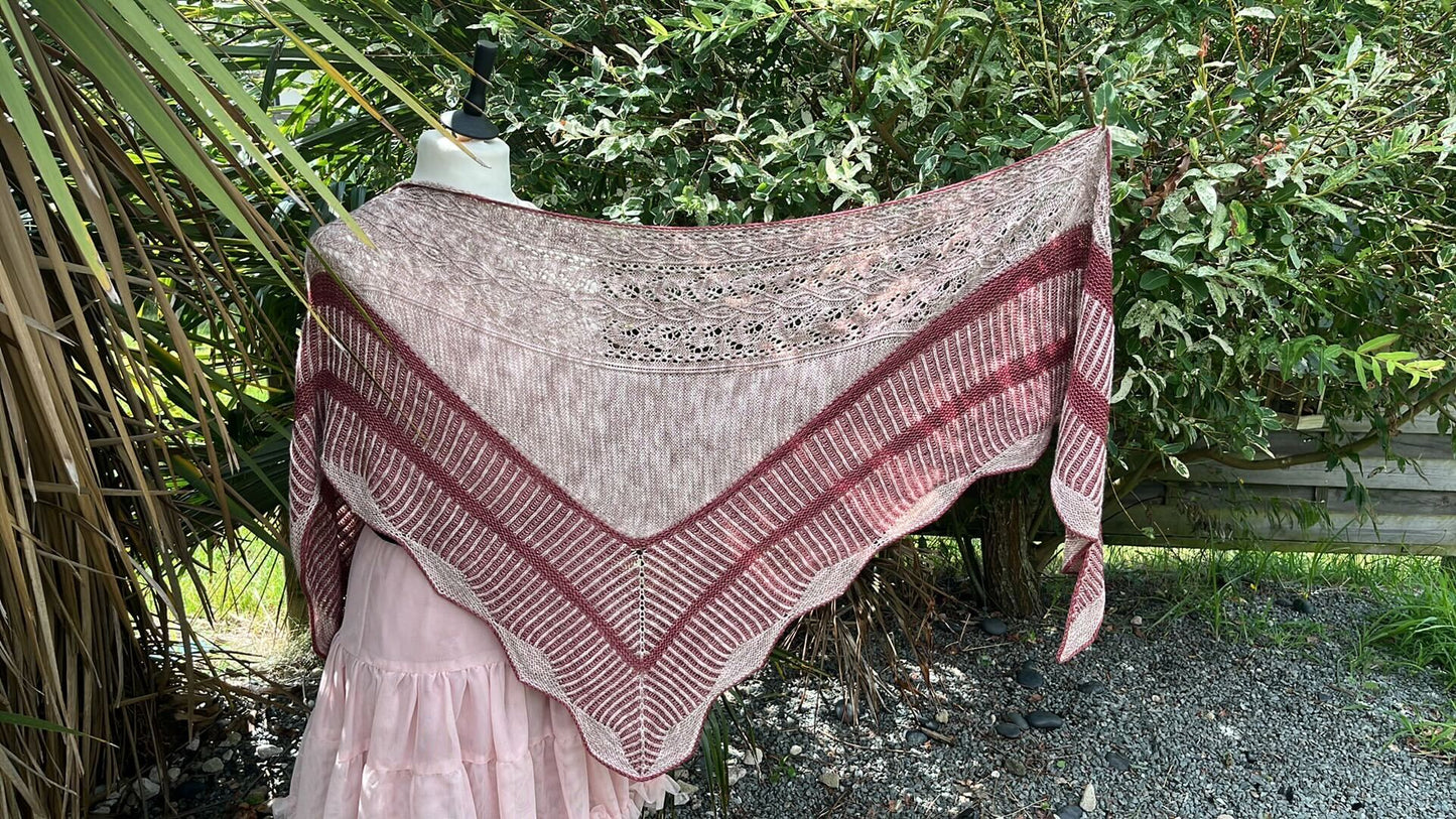 Châle Un Jardin de Camélias