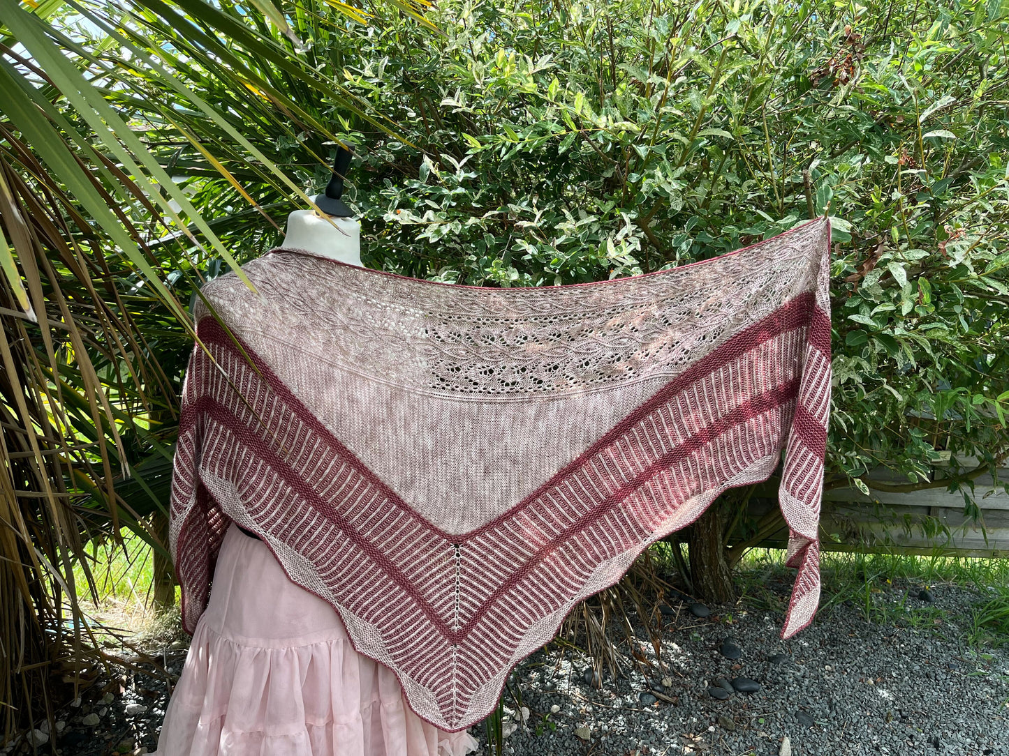 Châle Un Jardin de Camélias