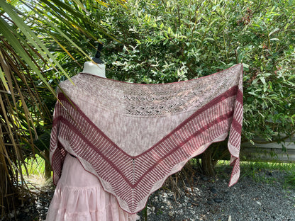 Châle Un Jardin de Camélias