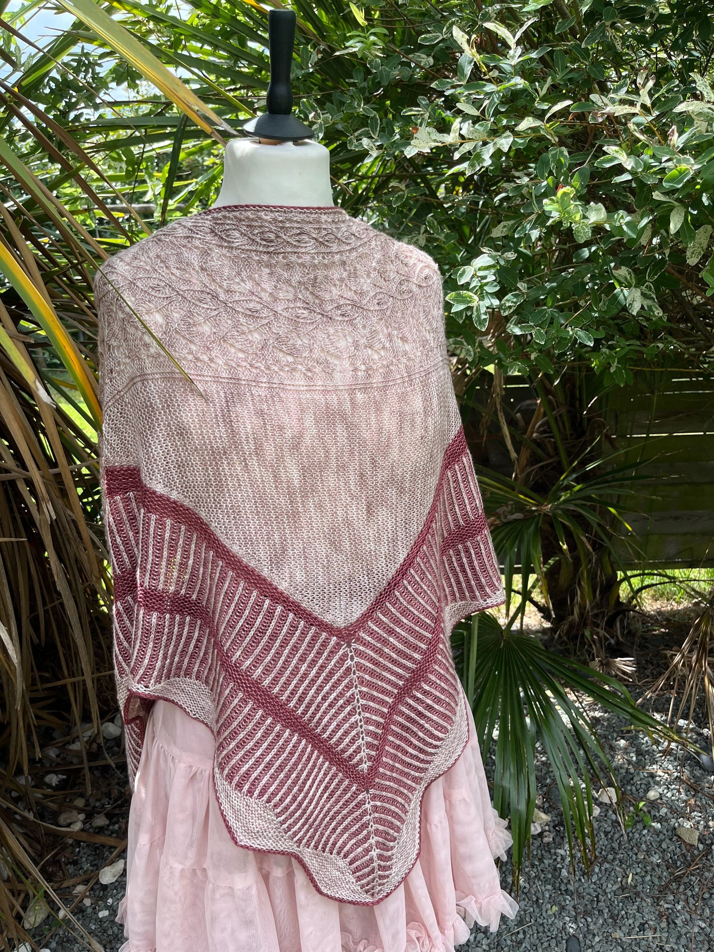 Châle Un Jardin de Camélias